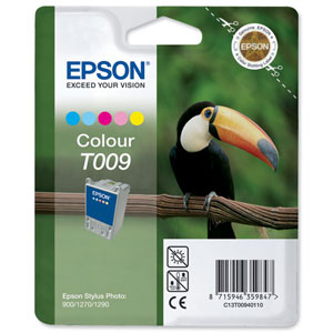 Epson Inkjet Cartridge Page Life 330pp Colour Ref T00940210 [Pack 2]