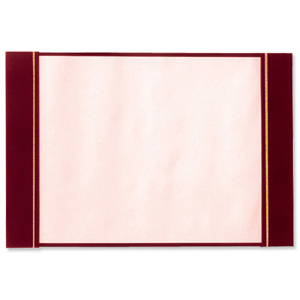 Military End Blotter 4mm Hardboard Full Demy W450xD570mm Burgundy
