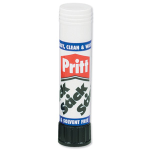Pritt Stick Glue Solid Washable Non-toxic Standard 11gm Ref 1478529 [Pack 25]