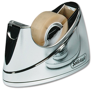 Sellotape Chrome Dispenser