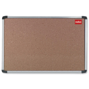 Nobo Euro Plus Noticeboard Cork with Fixings and Aluminium Trim W924xH615mm Ref 30530320