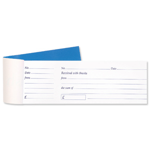 Cash Receipt Book Tear Off 80 Receipts