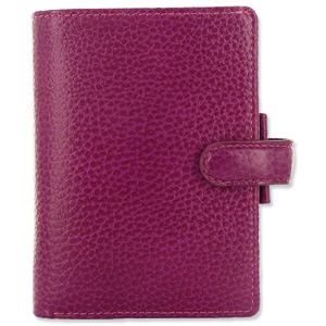 Filofax Finsbury Personal Organiser for Paper 67x105mm Mini Raspberry Ref 025398