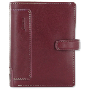 Filofax Holborn Personal Organiser for Paper 81x120mm Pocket Wine Ref 425123