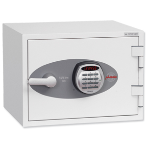 Phoenix Titan II Safe for Media 1hr Electronic Lock 26kg 16 Litre Ref FS1271E