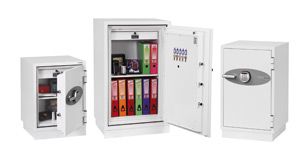 Phoenix Fire Fighter II Safe Electronic Lock 121kg 84 Litre White Ref FS0442E