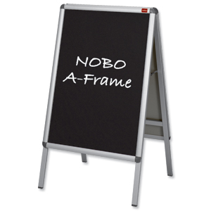 Nobo Blackboard Insert for Clip A Frame A1 [Pack 2]