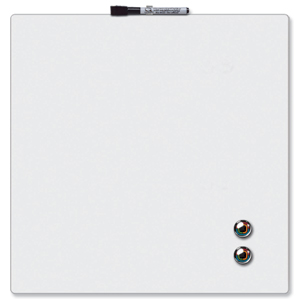 Quartet Magnetic Drywipe Board Square Tile White Ref 1903802