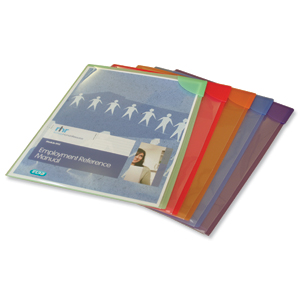 Elba Corner Lock Folder A4 Assorted Ref 100206607 [Pack 10]