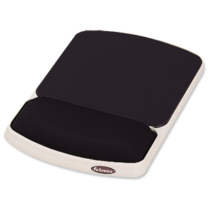 Fellowes Premium Gel Mousepad Wrist Support Graphite Ref 91741 Ident: 740C