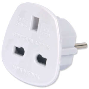 Travel Adaptor UK to Europe