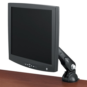 Fellowes Office Suites TFT Arm Monitor Arm 6x15 Degree Settings Capacity 21in 9kg Ref 8034401