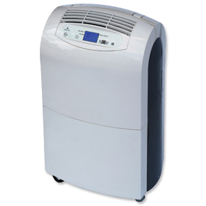 Igenix De-Humidifier LCD Display Rotary Compressor Extracts 20L/24h 340W Tank 6.5 Litre Ref IG9800