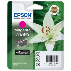 Epson Inkjet Cartridge Magenta for Epson Stylus R2400 Ref T059340