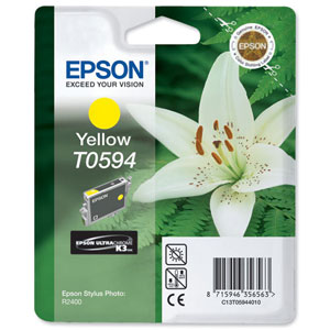 Epson Inkjet Cartridge Yellow for Epson Stylus R2400 Ref T059440