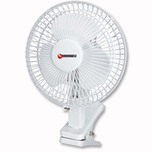 Connect-it Clip-On Fan with Tilt for Desk or Shelf 2-Speed 15W 152mm Ref ES176