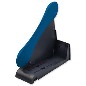 Avery Infinity Book Rack Wave-design Sturdy Modular 4 Base Sections 5 Dividers Blue and Grey Ref INF6BG