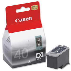 Canon PG-40 Inkjet Cartridge Page Life 329pp Black Ref 0615B001