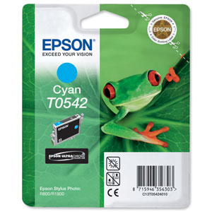Epson Inkjet Cartridge Page Life 400pp Cyan Ref T054240