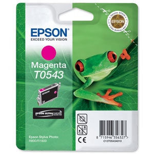 Epson Inkjet Cartridge Page Life 400pp Magenta Ref T054340