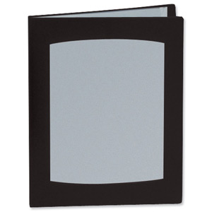 Rexel Clearview Display Book 12 Pockets A4 Black Ref 10300BK