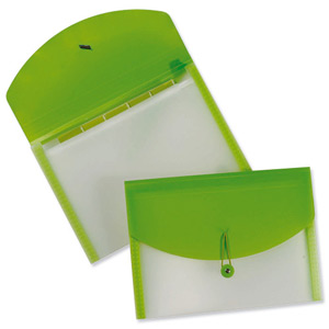 Snopake Bio2 Expanding Organiser Biodegradable Polypropylene 6-Part A4 Clear Ref 15458
