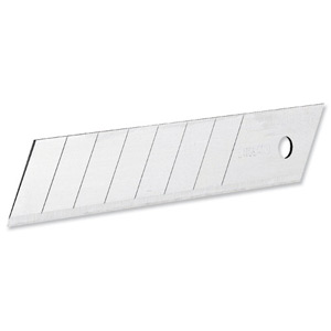 Stanley Snap-Off Replacement Blades for Heavy-duty ABS Knife 9mm Ref 0-11-300 [Pack 10]