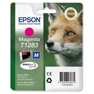 Epson T1283 Inkjet Cartridge Capacity 3.5ml Magenta Ref C13T12834011