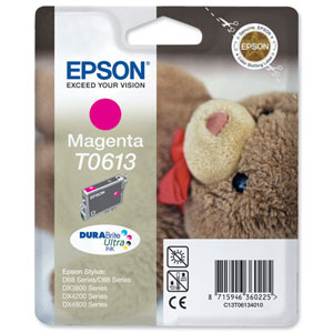 Epson Inkjet Cartridge Page Life 250pp Magenta Ref T061340