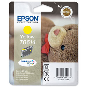 Epson Inkjet Cartridge Page Life 250pp Yellow Ref T061440