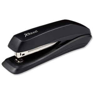 Rexel Sirius Stapler Full Strip Throat 92mm Black
