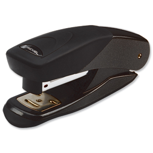 Rexel Matador Stapler Half strip Throat 65mm Metallic Black