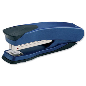 Rexel Taurus Stapler Full strip Throat 90mm Metallic Blue