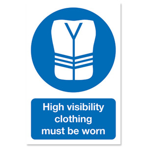 Stewart Superior Foam Board Sign High Visibility Clothing 200x300mm Ref FB060