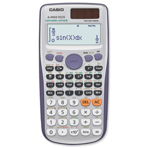Casio Calculator Scientific Twin Display 10 plus 2 Digit Solar/Battery Power Ref FX991ES