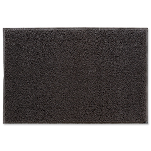 Outdoor Mat Vinyl Fibre Surface Vinyl Back 600x900mm Grey