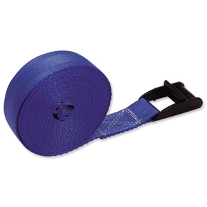 Tie Down Strap Webbing with Cam Locking Buckle Capacity 60kg 25mm x 4m