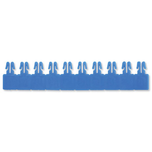 Versapak Arrow Seals Plain Blue Ref ARROW1000_BLS [Pack 1000]