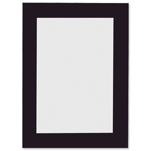 Durable Magaframe A6 Self Adhesive Black Ref 487001 [Pack 2]