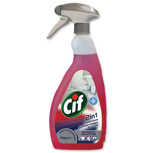 Cif Professional Washroom 2 in 1 Cleaner 750ml Ref 7517907