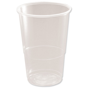 Tumbler CE Marked Polypropylene Tumbler Half Pint [Pack 50]