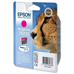 Epson Durabrite Inkjet Cartridge Magenta Ref T07134011