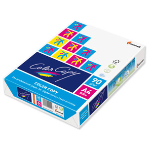 Color Copy Copier Paper Premium Super Smooth Ream-Wrapped 90gsm A4 White Ref CCW0321 [500 Sheets]