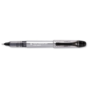 5 Star Rollerball Pen Liquid Ink 0.7mm Tip 0.5mm Line Black [Pack 12]
