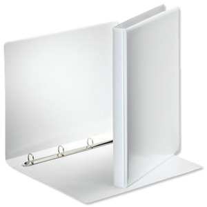 Esselte Presentation Ring Binder Polypropylene 4 O-Ring 15mm A4 White Ref 49700 [Pack 10]