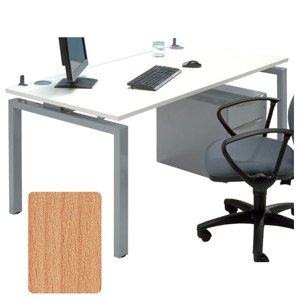 Sonix Bench Desk Rectangular W1200xD1600xH720mm Beech Ref 31