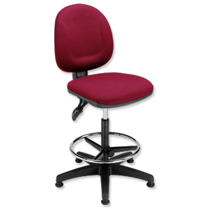 Trexus Plus Medium Back High Rise Chair Seat W460xD450xH590-860mm Burgundy