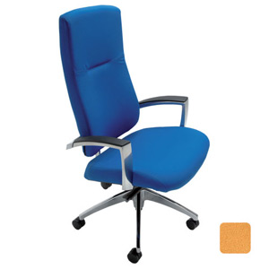 Adroit Vie Executive Armchair Synchro-tilt High Back H740mm W520xD550xH430-540mm Sunset Ref 2760-4