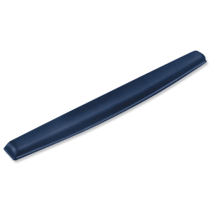 Fellowes Wrist Rest Non-skid Memory Foam Blue Ref 9178601