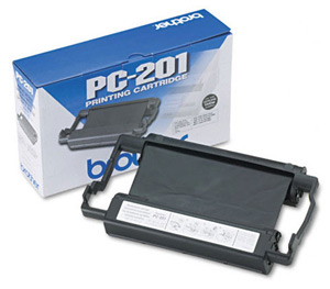Brother Fax Cartridge and 1 Thermal Ribbon For Fax 1030 Ref PC201